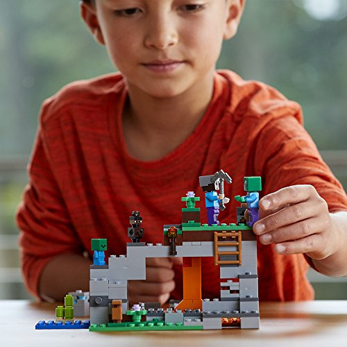 Kit De Construcción Lego Minecraft La Cueva De Los Zombis 21