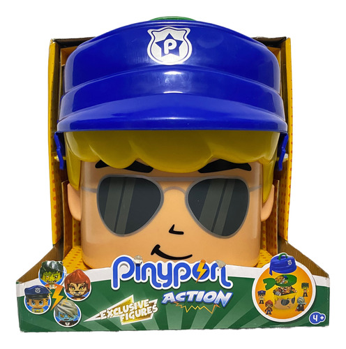 Pinypon Action Cabeza Policia Figuras Exclusivas 