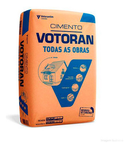 Cimento Votoran Todas As Obras 25kgs Cpii Z 32r