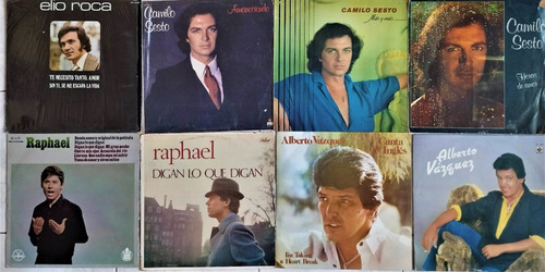 Cantantes En Español --31 Discos De Vinilo -precio Por Todos