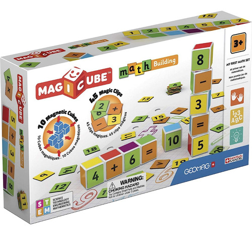 Magicube Cubos Matemáticos Magnéticos   Para Niños - Geomag