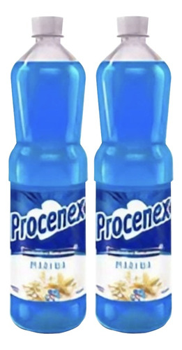 Pack X2u Limpia Piso Liquido Fragancia Marina Procenex 900ml