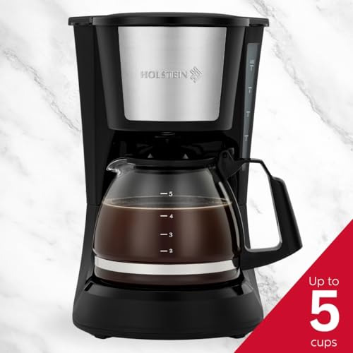 Cafetera De Goteo Holstein Housewares Para 5 Tazas, Práctica