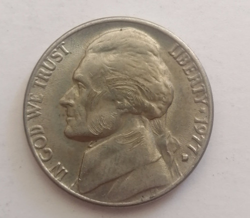 #138 5 Centavos De Dólar Usa 1977
