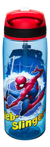 Zak Diseña La Botella De Agua De Plástico Marvel Spider-man