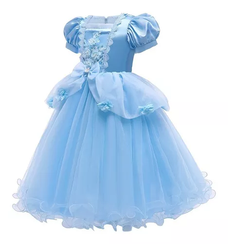 Meninas princesa cinderela cosplay traje crianças vestidos de festa vestido  de baile vestido de halloween roupas presente de aniversário 2-12t