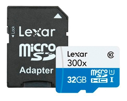 Memoria Microsd Lexar 32gb Clase 10 300x Microsdcxc / Sdhc