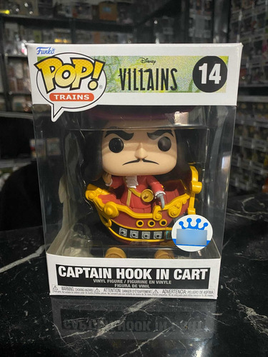 Funko Pop Captain Hook In Cart Villains Nuevo Exclusivo