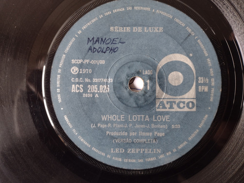 Led Zeppelin Whole Lotta Love (versão Completa) 5.5 Puntos Estándar (Usado)