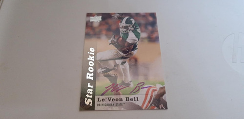 2013 Upper Deck Leveon Bell Star Rookie Autografo #82 Mst