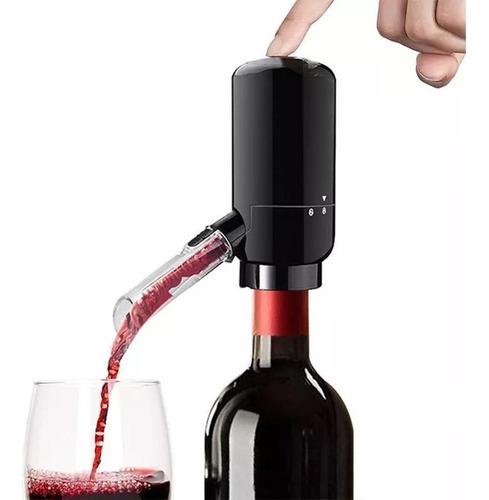 Aerador Dispenser Elétrico Vinho A Pilha Preto Fracalanza