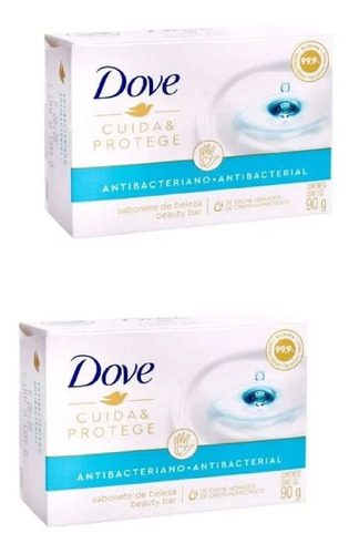 Jabón En Barra Dove Antibacterial 90grs - Pack X2u