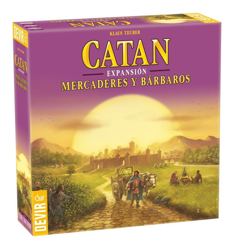 Catan Mercaderes Y Barbaros Juego De Mesa 