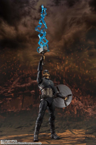Imagen 9 de 12 de Capitán America Endgame Final Battle Vr. S.h.figuarts Bandai