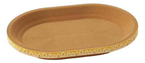 Almohadilla Rascadora Ovalada Para Gatos, 45cmx31cmx10cm