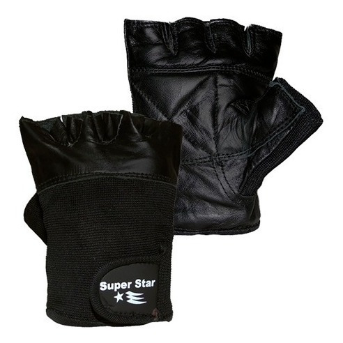 Guantes Multiuso Bicicleta Lev. Pesas 100% Cuero Superstar