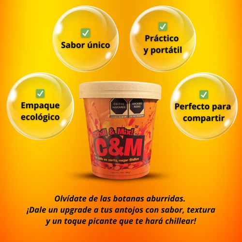 Pack De 3 Papas Chill & Mix Mezcla De Snacks