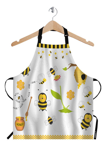 Wondertify Delantal De Abeja De Dibujos Animados, Lindo Dela