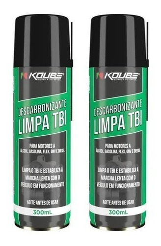 Kit 2 Descarbonizante Limpa Tbi Koube