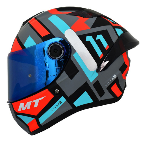 Capacete Masculino Mt Targo S Sergio Garcia Esportivo Moto 