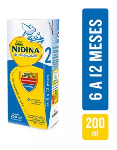 Pack Leches NIDINA 2 - 6x800g