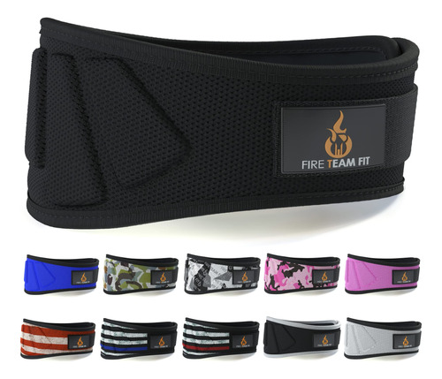 Fire Team Fit Weight Lifting Belt For Men And Women, 6 Inch,