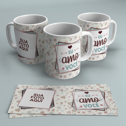Imagem 2 de 2 de Caneca Dia Dos Namorados Personalizada Com Sua Foto - 325ml