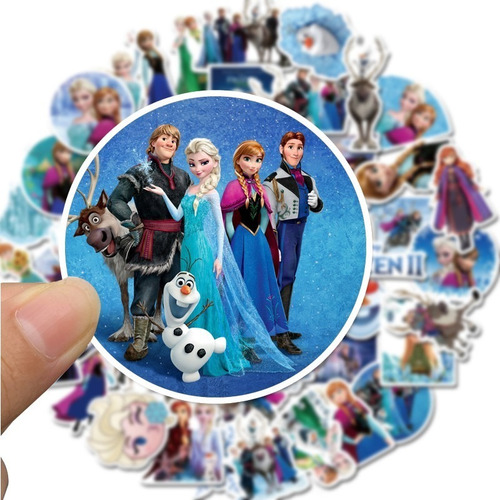 Frozen - Set De 50 Stickers / Calcomanías / Pegatinas
