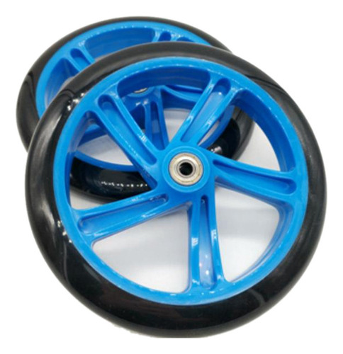 Roda De Scooter De 2 Peças, 200 Mm, Material De Poliuretano