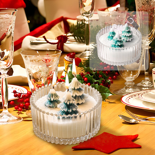 Colgante Navideño Con Forma De Árbol, Vela De Árbol, Diseño