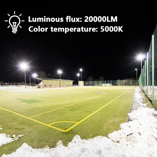 X2 Focos Reflector 200w Led Exterior Alta Potencia Corriente