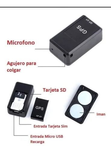 Mini Gps Gf-09 Chip Tiempo Real Satélite Micrófono Imán