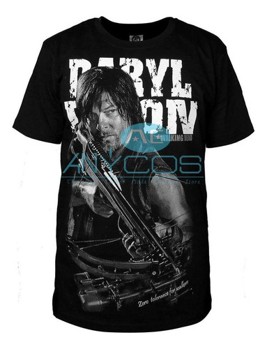 K The Walking Dead Daryl Dixon Camiseta Estampada Cosplay