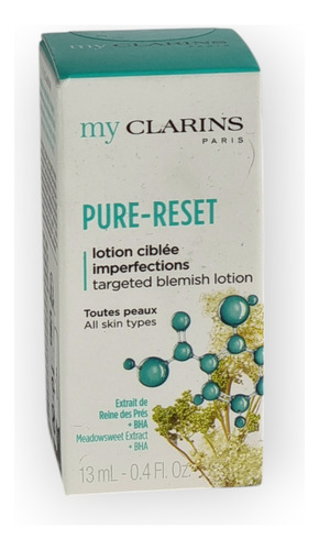 Locion Clarins Pure Reset Imperfeciones Rostro 13ml Todo Tipo De Piel Día/noche