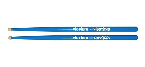 Baquetas Palillos Vic Firth Kids Niños Punta De Madera Azul