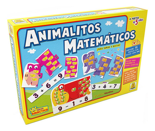 Animalitos Matemáticos Juego Didáctico Implás Ploppy 340070