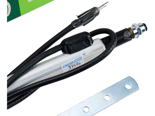 Antena Truffi Fusca 4 Estág Inox Orig Da Época Suporte Pto