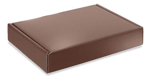 Cajas De Colores - 28x22x5cm, Chocolate - 25/paq - Uline