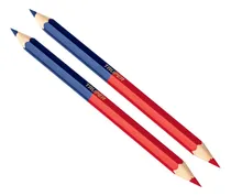 Comprar Lápiz Bicolor Grueso Para Carpintero 18cm Truper 101685