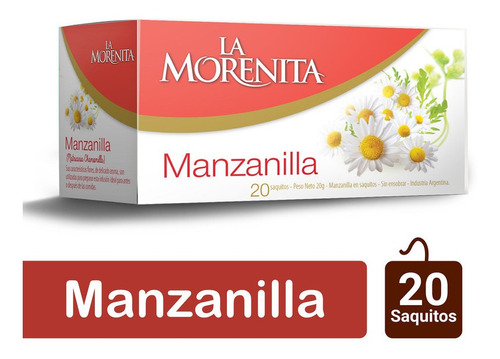 Morenita Te Hierbas Manzanilla X 20 Saquitos