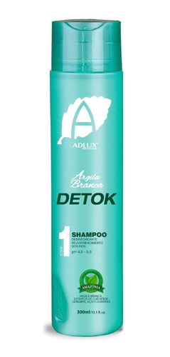 Shampoo Detok Adlux Argiloterapia Limpeza Profunda 300 Ml