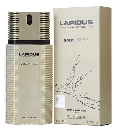 Lapidus Pour Homme Gold Extreme Edt 100ml/parisperfumes Spa