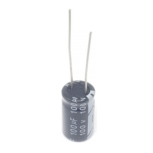 Pack X 10 Capacitor Condensador Electrolítico 100uf 100v 