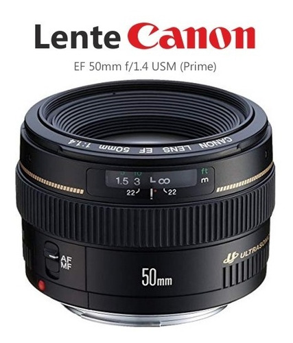 Lente Canon 50mm 1.4