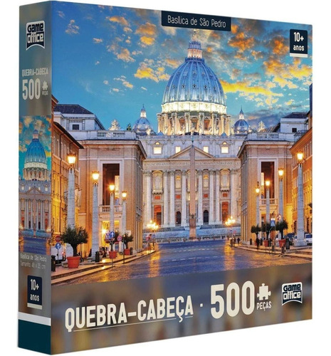 Quebra Cabeça - Basilica De Sao Pedro - 500 Peças - Toyster