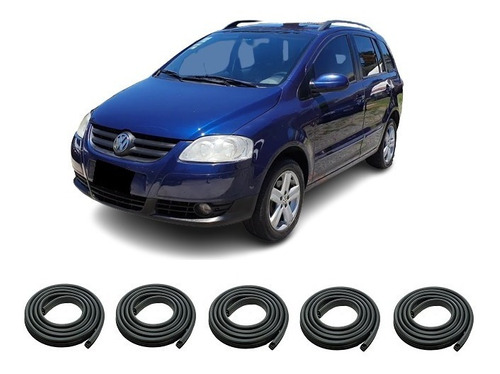 Vw Suran 2008 Burletes Para 4 Puertas + Baul Kit 5 Piezas