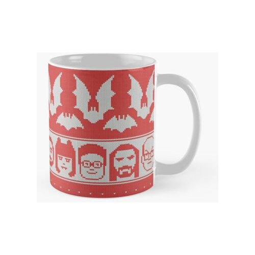 Taza Suéter Navideño Feo What We Do In The Shadows Version C