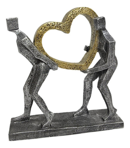 Estátua Peso Do Amor Decoração Peso Do Amor Para Sala De