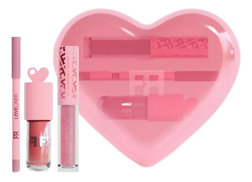 Kit Fran Love Gloss Labial E Lápis Labial Franciny Ehlke