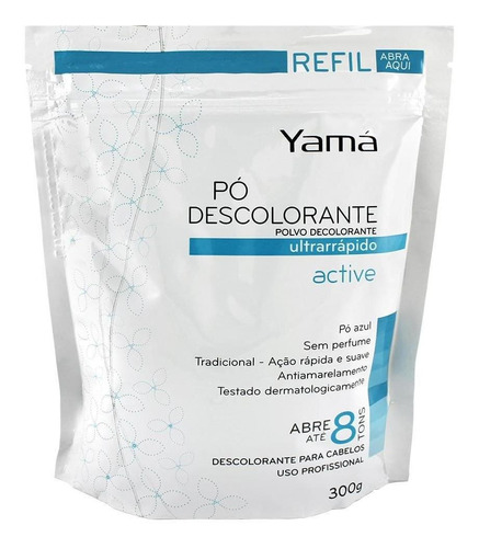 Pó Descolorante Yamá Active Refil - 300g